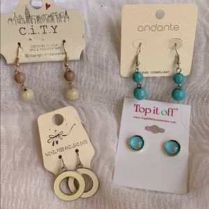 Earring Bundle - 4 Pairs